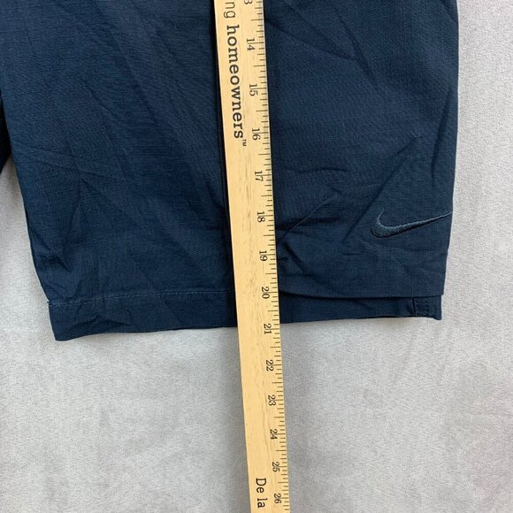 Nike Mens Shorts 30 Blue Navy Cargo Zip Pockets Ripstop Outdoor Hiking Gorpcore - Picture 5 of 9